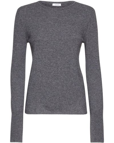 Ferragamo Crew-neck Cashmere Sweater - Gray