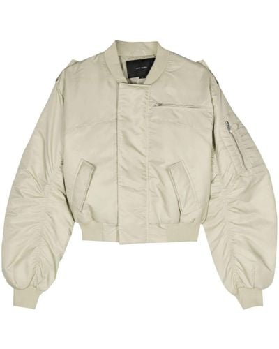 Entire studios A-2 Padded Bomber Jacket - White