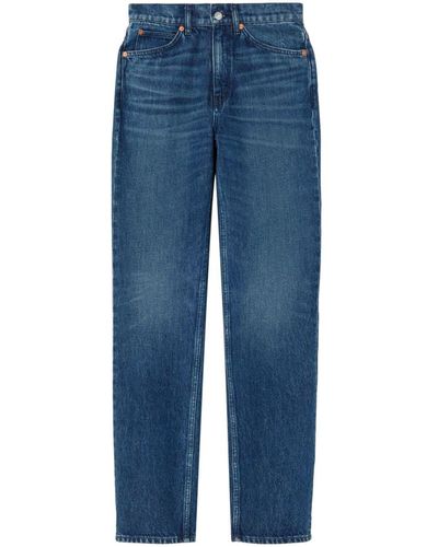 RE/DONE 70's High-waist Straight-leg Jeans - Blue