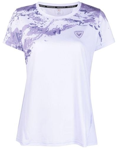 Rossignol Lightweight-jersey Logo-print T-shirt - White
