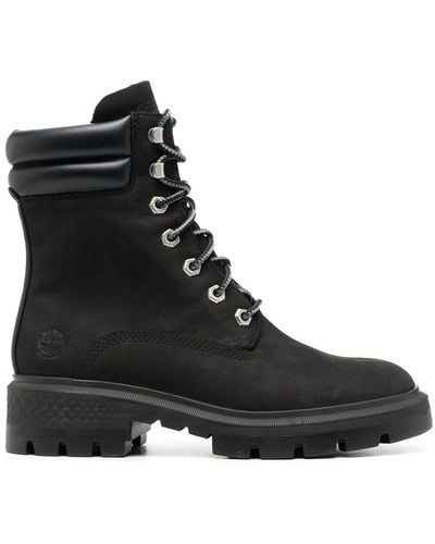 Timberland Lace-up Suede Boots - Black
