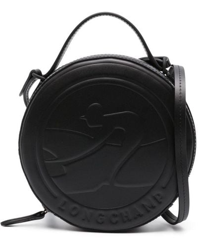Longchamp Mini Box-trot Leather Crossbody Bag - Black
