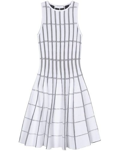 Antonino Valenti Sleeveless Flared Mini Dress - White