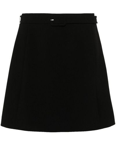 Theory Belted Mini Skirt - Black