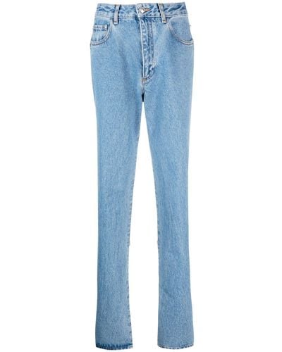 Gcds Bling Jeans mit Cut-Outs - Blau