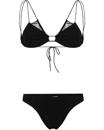 Amazuìn High Waist Bikini - Zwart