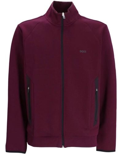BOSS Skaz 1 Zip-up Sweatshirt - Purple