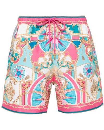 Camilla Sail Away With Me Swim Shorts - Red