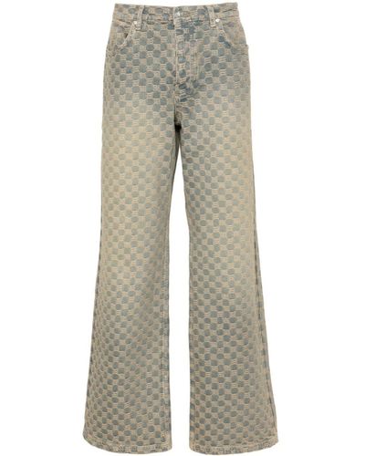 MISBHV Jeans aus Monogramm-Jacquard - Grau