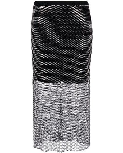 Gestuz Yadegz Shimmer Midi Skirt - Black