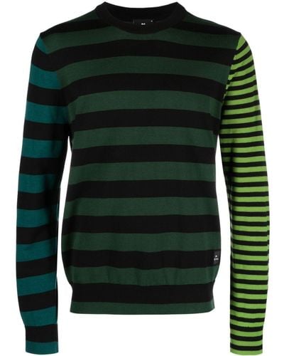 PS by Paul Smith Jersey a rayas - Verde