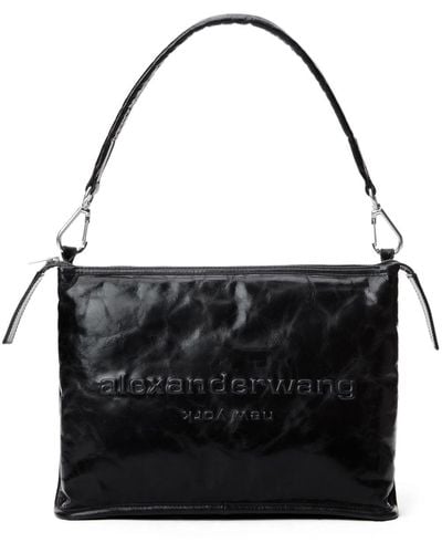 Alexander Wang Punch Tech Leather Bag - Black