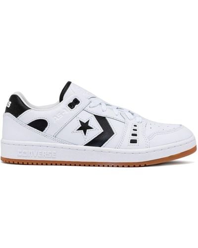 Converse Panelled Design Lace-up Trainers - White