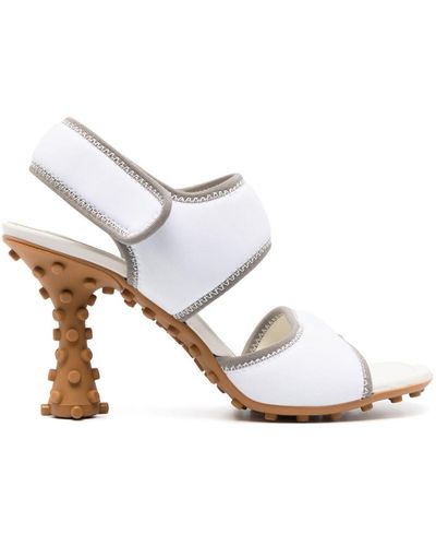 Sunnei 1000chiodi High-heel Sandals - White
