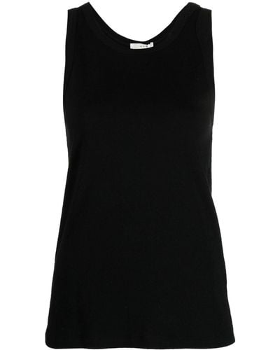 The Row Frankie Top In Organic Cotton - Black