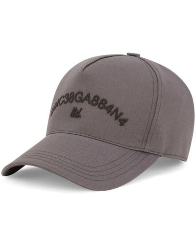 Dolce & Gabbana Cappello da baseball 5 Spicchi - Grigio
