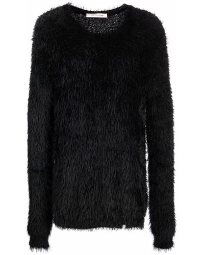 1017 ALYX 9SM Faux-fur Round-neck Sweater - Black