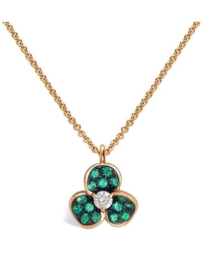 Leo Pizzo Candy Flora Pendant Necklace - Metallic