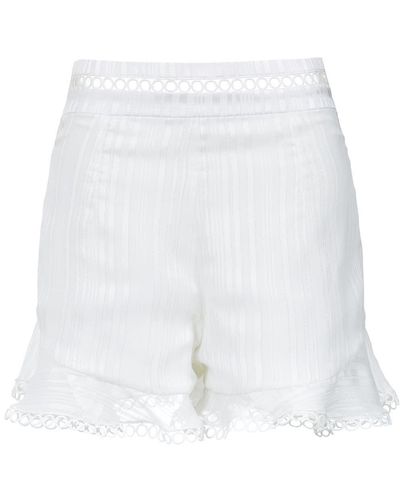 Olympiah Lace inserts shorts - Blanc