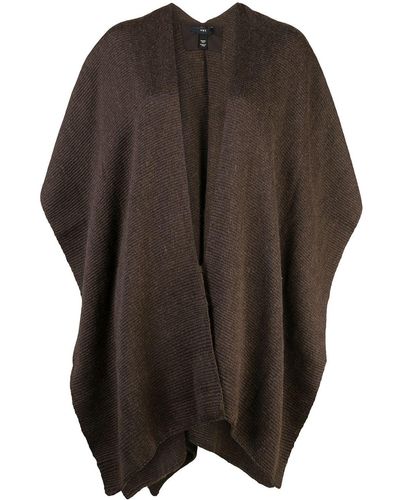 Voz Short Knitted Duster - Brown