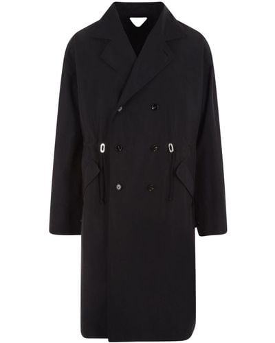Bottega Veneta Double-breasted trench coat - Negro