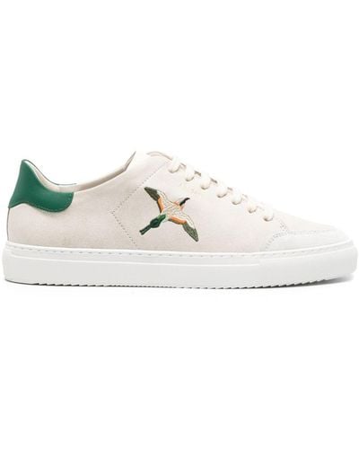 Axel Arigato Clean 90 Triple B Bird Leather Sneakers - White