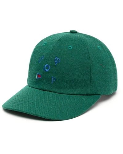 Pop Trading Co. Gorra con logo bordado - Verde