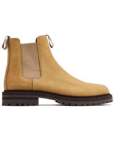 Common Projects Suede Chelsea Boots - Brown