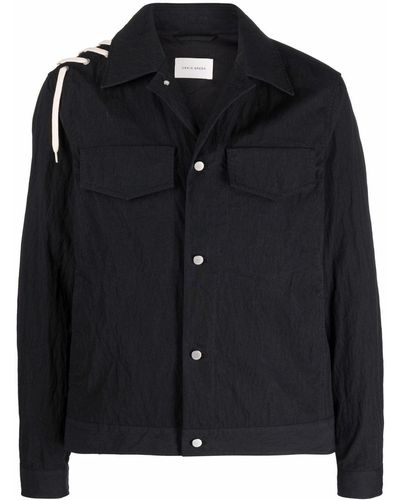 Craig Green Drawstring Detail Shirt Jacket - Black