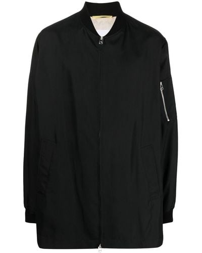 OAMC Solid-collar bomber jacket - Negro