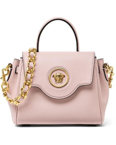 Versace Small La Medusa Tote Bag - Pink