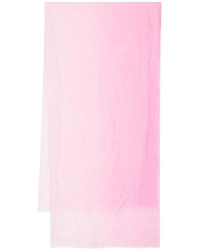 N.Peal Cashmere Gradient-effect Cashmere Scarf - Pink