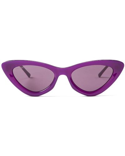 Jimmy Choo Addy Cat-eye Sunglasses - Purple
