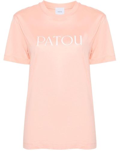 Patou ロゴ Tシャツ - ピンク