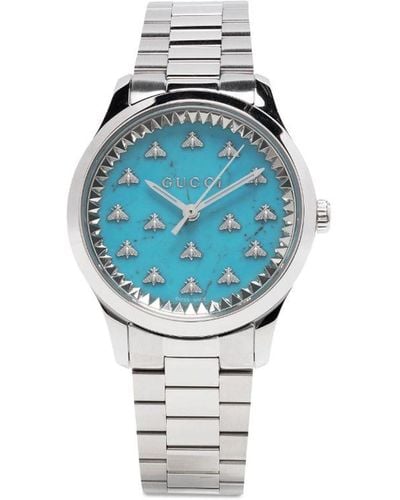 Gucci Reloj G-Timeless Bees - Azul