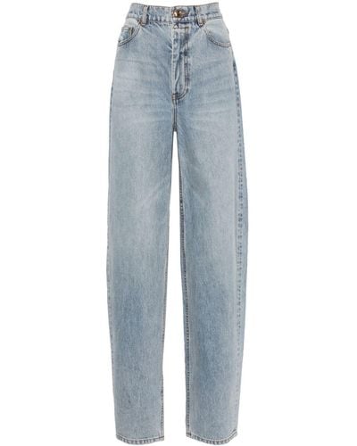 Zimmermann Natura wide-leg jeans - Bleu