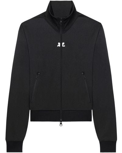 Courreges Interlock Tracksuit Jersey Jacket - Black