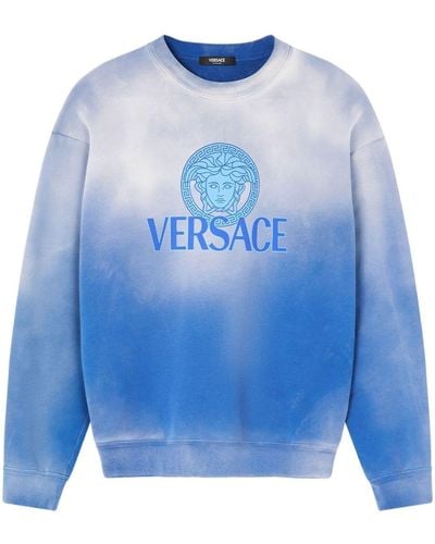 Versace グラデーション スウェットシャツ - ブルー