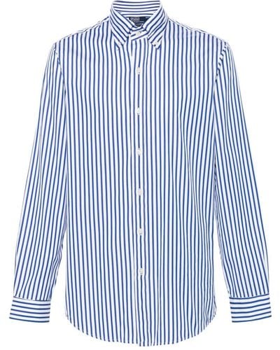 Polo Ralph Lauren Gestreiftes Hemd - Blau