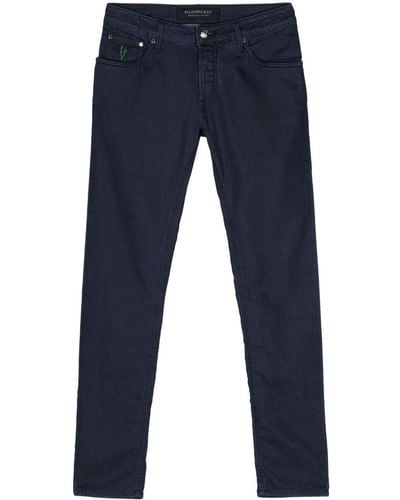 Hand Picked Orvieto Mid-rise Slim-fit Jeans - Blue