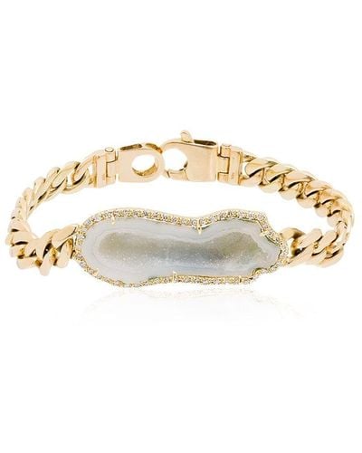 Kimberly Mcdonald 18-karat Blackened White Gold, Opal And Diamond Necklace White Gold One Size - Metallic