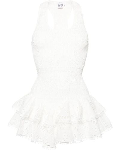 Charo Ruiz Virka Broderie Anglaise Mini Dress - White