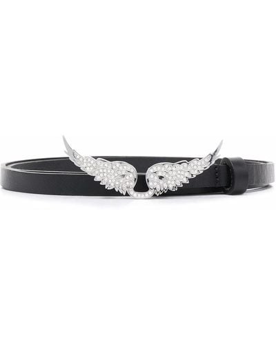 Zadig & Voltaire Wings-buckle Belt - Black