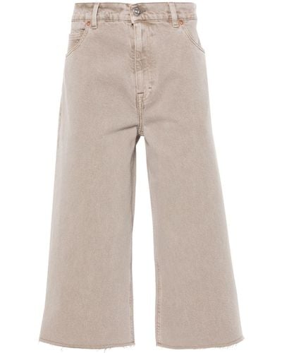 Our Legacy Wide-leg Cropped Pants - Natural