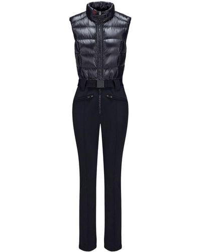 Perfect Moment Super Star Belted Ski Suit - Blue
