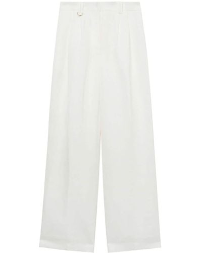Aje. Portray Tailored Trousers - White