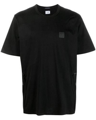 C.P. Company ロゴパッチ Tシャツ - ブラック