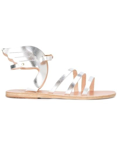 Ancient Greek Sandals Römersandalen mit Flügelmotiv - Mettallic