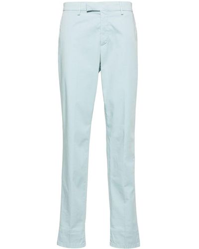 Lardini Pantalones chinos de talle medio - Azul