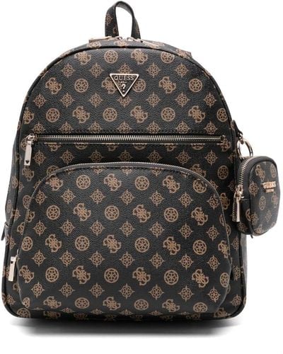 Guess USA Power Play Logo-print Backpack - ブラック